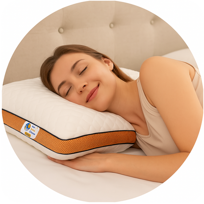 Talalay-Latex-Kissen - Luxuriös weich und atmungsaktiv 40x70cm Queen Size, mittelweich